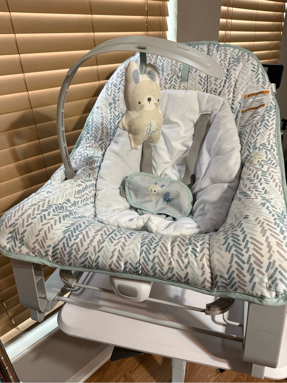 Baby Bouncer  and Rocker Chair with Plush Toy